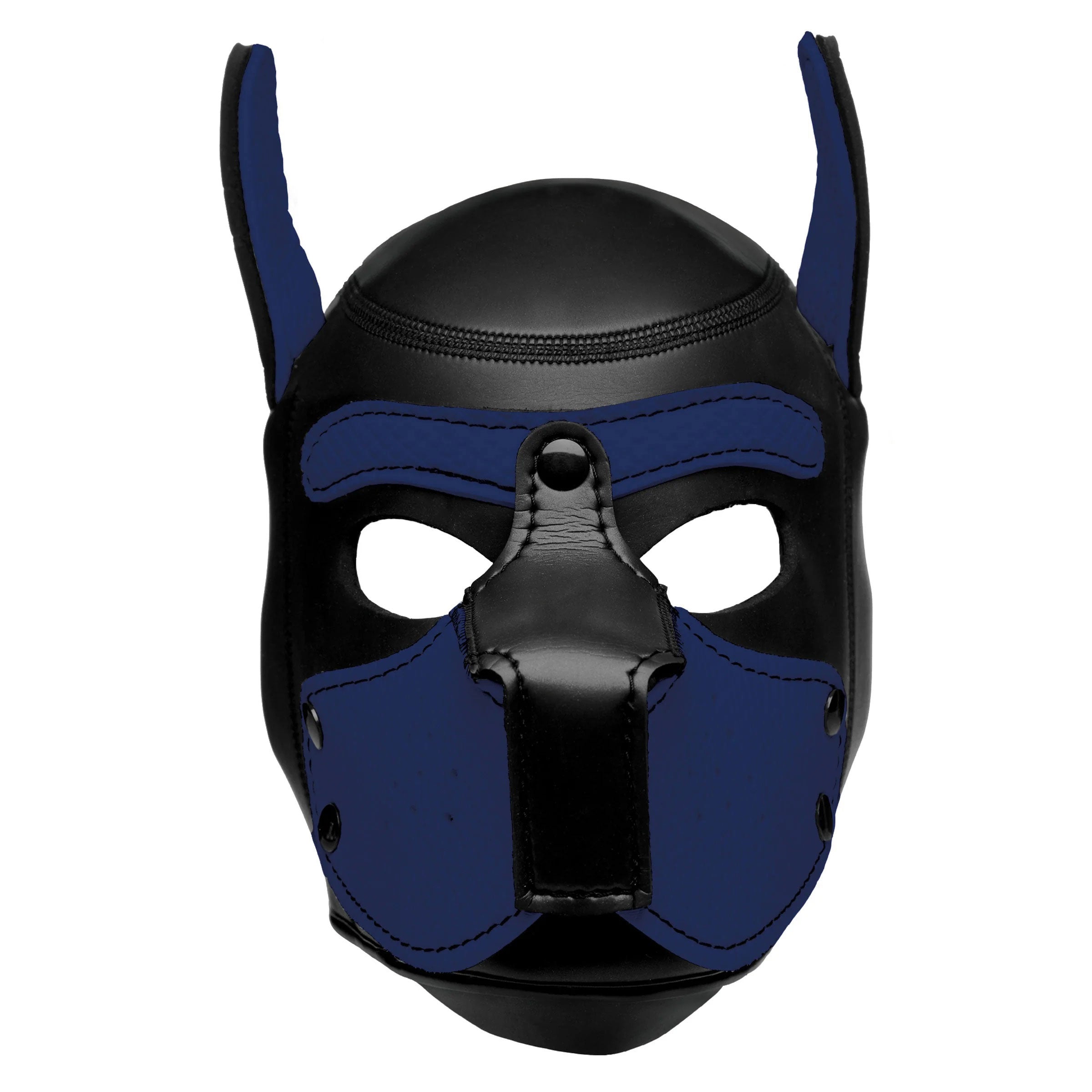 Spike Neoprene Puppy Hood - Blue