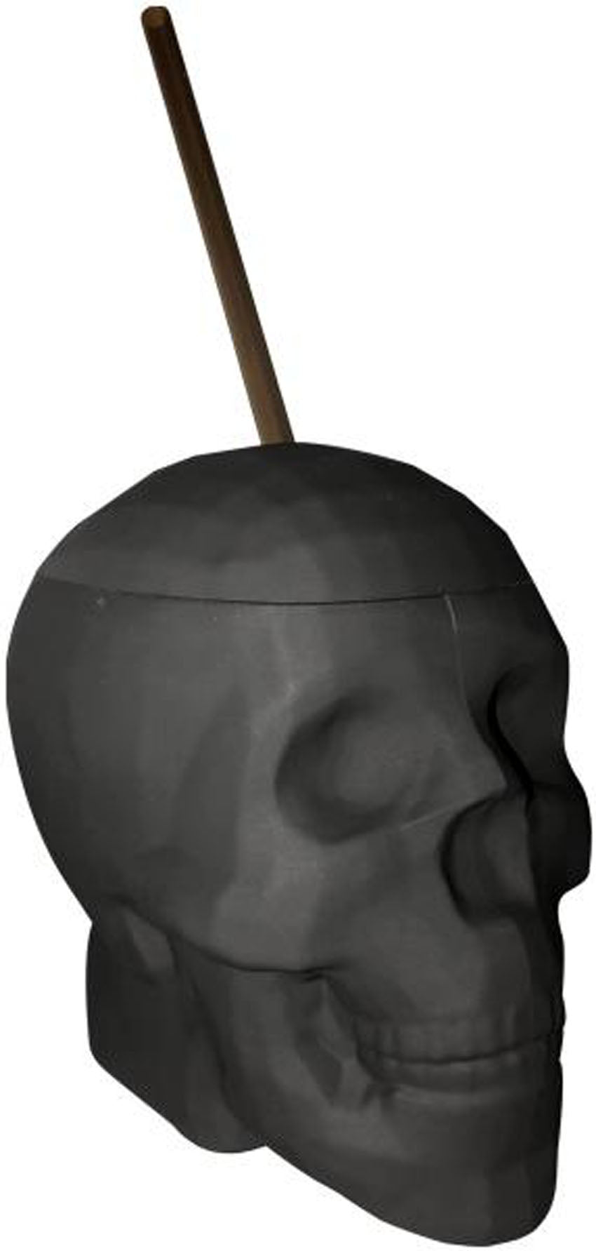 Black Matte Skull Cup 22 Oz KG-NVD73