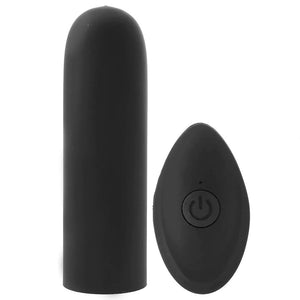 Pink Pussycat Vibrating Remote Control Bullet -  Black CG-PPVR