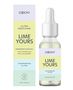 Coochy Ultra Soothing Lime Yours Ingrown Hair Oil  - Lemongrass and Lime - 4 Oz COO8000-01