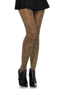 Lurex Tights - One Size - Black/ Gold LA-7130BKGLD