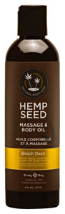 Hemp Seed Massage and Body Oil Beach Daze EB-MAS045