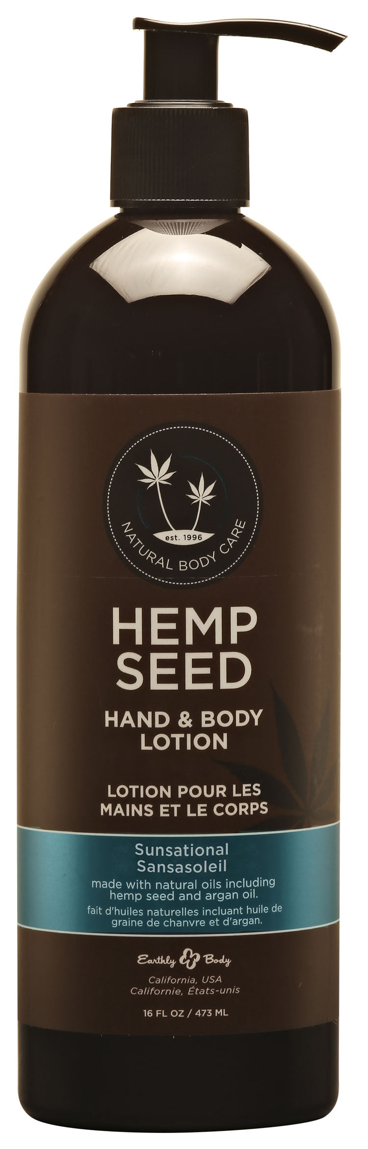 Hemp Seed Sunsational Hand and Body Lotion 16oz 473ml EB-HSV246